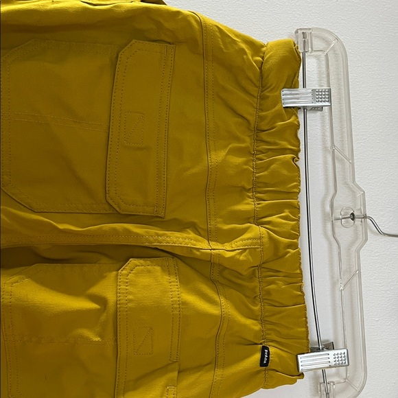 Prana Cargo Joggers in Mustard Yellow - Picture 7 of 7